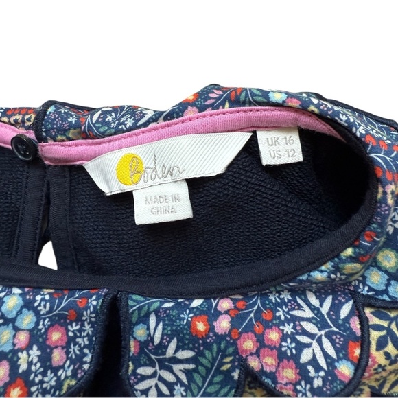 Boden Hattie Collar Sweatshirt Size 12 - Picture 11 of 12